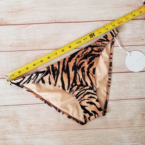 Tori Praver Tiger Print Marlow Classic Bikini Bottoms - Picture 5 of 8
